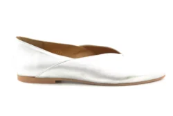 KMB KMB ballerina zilver leer