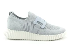 La Strada La Strada instappers knitted grijs-zilver