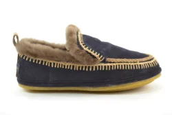 Laidback London Laidback London blauw suede instappers