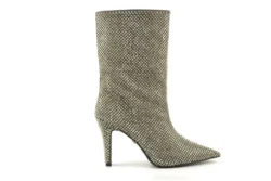 Lola Cruz Lola Cruz luxe laarzen zilver crystals