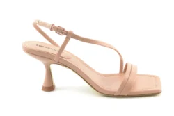 Lola Cruz Lola Cruz sandalen hak nude leer