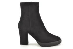 Lola Cruz Lola Cruz enkellaarzen hak zwart suede