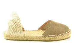 Manebi Manebi espadrilles Hamptons donkerbeige