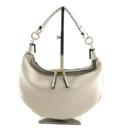Marlon Marlon schoudertas creme leer