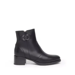 NeroGiardini NeroGiardini enkellaarzen hak zwart leer