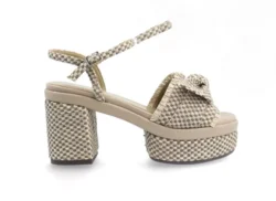 Noa Harmon Noa Harmon platform sandalen taupe