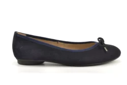 Paul Green Paul Green ballerina's donkerblauw suede