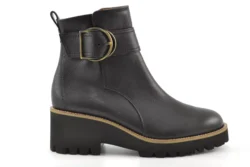 Paul Green Paul Green zwarte enkellaarzen leer