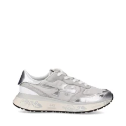 Premiata Premiata luxe sneakers beige-zilver