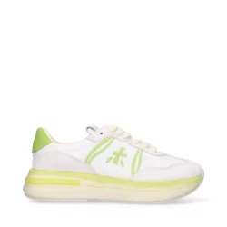 Premiata Premiata luxe sneakers wit-groen