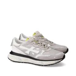 Premiata Premiata luxe sneakers grijs-beige