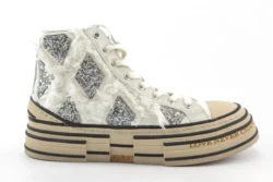 Rebecca White Rebecca White mid sneakers wit-zilver