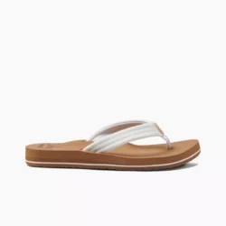 Reef Reef teenslippers wit-bruin