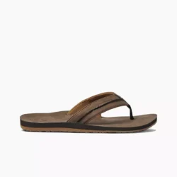Reef Reef slippers bruin leer