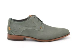 Rehab Rehab nette veterschoenen groen suede