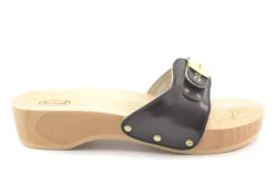Scholl Scholl clogs Pescura Heel black leer