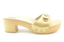 Scholl Scholl clogs hak Pescura Ibiza lightgold lak