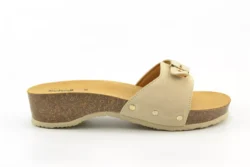 Scholl Scholl beige suede slippers
