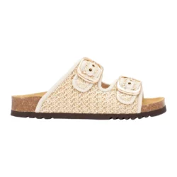 Scholl Scholl slippers raffia creme