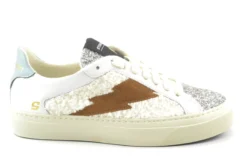 Stokton Stokton luxe sneakers wit/zilver