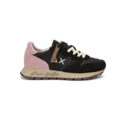 Sun68 Sun68 zwarte sneakers met roze