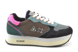 Sun68 Sun68 lage sneakers bruin/zwart