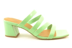 Toral Toral slippers hak TL-12672 groen