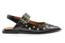 Toral Toral ballerina's zwart lak