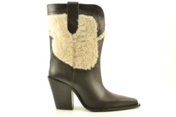 Toral Toral westernlaarzen Helga zwart/wol