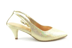 Toral Toral pumps wikkel disco-goud