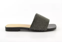 Tosca Blu Tosca Blu slippers zwart strass