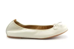 Unisa Unisa ballerina's off white leer