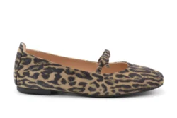 Unisa Unisa ballerina's met leopard-print