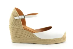 Unisa Unisa Espadrilles wit leer