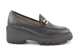 Unisa Unisa instappers zwart leer