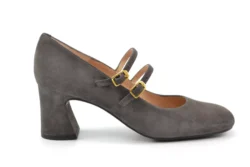 Unisa Unisa grijs suede pumps