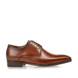 van Bommel van Bommel nette veterschoenen cognac