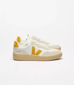 Veja Veja V90 sneakers wit-oker geel
