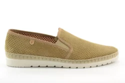 Verbenas Verbenas espadrilles lichtbruin suede