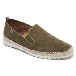Verbenas Verbenas slip-in espadrilles groen suede