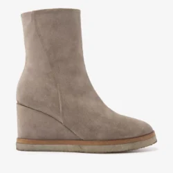 Via Vai Via Vai grijze enkellaarzen sleehak