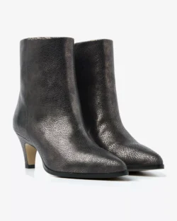 Via Vai Via Vai grijze enkellaarsjes hak