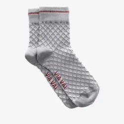 Via Vai Via Vai dames sokken grijs