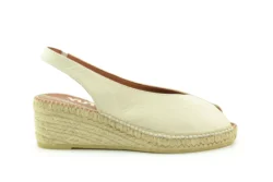 Viguera Viguera espadrilles creme leer