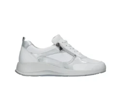 Waldlaufer Waldlaufer witte sneakers met rits H