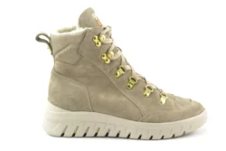 Waldlaufer Waldlaufer beige suede veterboots H