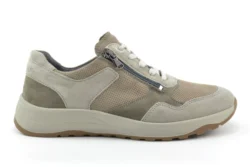 Waldlaufer Waldlaufer beige casual veterschoenen K