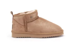 Warmbat Warmbat dames enkellaarzen goud