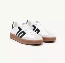 Back 70 Back 70 retro-sneakers wit-zwart