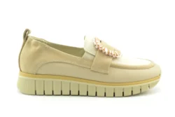 DL Sport DL Sport beige leren loafers